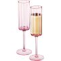 Pink Glass Champagne Flute Wholesale